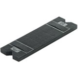 GLUSKE Bremskltze 100 x 30 x 6 aus Kunststoff schwarz