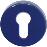 HEWI Zylinderrosette flach 306.23 stahlblau