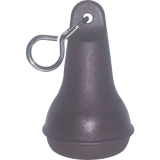 Hotelschlsselanhnger - birnenfrmig braun