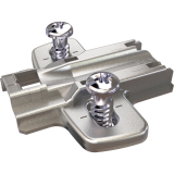 HETTICH Anschraub - Kreuzmontageplatte - mit Systemschr. 9071627, Distanz 3