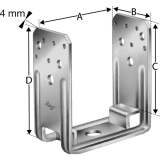 SIMPSON Sttzenfuss PU 100-B feuerverzinkt
