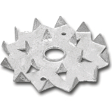 SIMPSON Bulldog C2-50 E 50/M12 feuerverzinkt einseitiger Scheibendbel mit Zhne