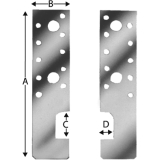 SIMPSON Anker HE 175 feuerverzinkt mit Zulassung
