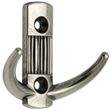 Mantelhaken Argentum Breite 60 mm, Hhe 57 mm, ZN altsilber