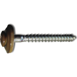 Spenglerschraube 4.5x 55 TX20 Edelstahl A2 Kopf beschichtet RAL8014 sepiabraun