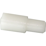 Steckbodentrger KU, Bohr  5 mm, Kunststoff wei, VPE 100 ST