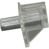 Steckbodentrger Safety, Bohr  3 mm, Kunststoff glasklar, VPE 1000 ST