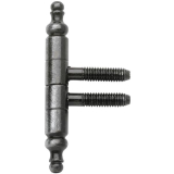 Stil Einbohrband, Band-� 11 mm, zink vermessingt