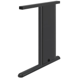 C 3000 Tischgestell rechtes Seitenteil C- Fu�; H: 712mm; T:550mm; RAL 7016