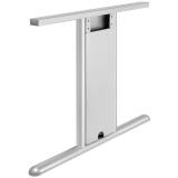 T 3000 Tischgestell Seitenteil (li/re) T- Fu; H: 712mm; T:750mm; RAL 9006 Tiger