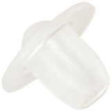 TD6 Transchlagdmpfer zum Einbohren 10.5x2,4; Bohrma 5x 6, weich,KS transp.