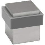 Bodent�rpuffer - 25 x 25, L�nge 30 mm, Edelstahl matt