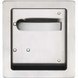 Turnhallenmuschel FSB 77 7952, 200 x 230 mm, rechts, ungelocht,VK 9 mm,Edelstahl