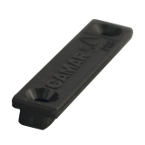 Befestigungsplatte zu Sockelverstellfu� Unico, Schrauben, Kunststoff schwarz