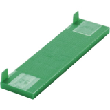 Gitterklotz GL-MM 100 x 48 x 5 aus Kunststoff gr�n