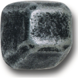 KWS Hutmutter eckige Form - 13 x 15mm, M 8, Schmiedeeisen schwarz