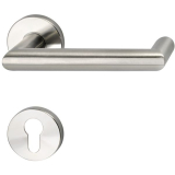 SOLIDO Wechselgarnitur SYLT m. Rosetten PZ, FH, Edelstahl matt