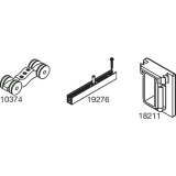 HAWA-Ordena 70/P - 70/F Beschlgegrt. Holztrechts, 600 x 2600 mm