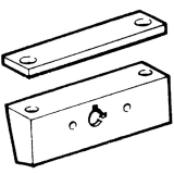 Drehsperre ROTO Zinkdruckguss wei