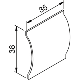 Klammernset f�r T-Blende HELM GT-L 80, 1 GT = 4 St�ck