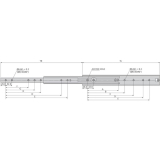 ACCURIDE 5321 Kugelkfigfhrung - berauszug, L 300 mm Stahl chromatiert