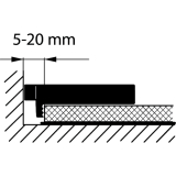 BESSEY Abstandhalter-Satz 4-tlg. AV2 Spannweite 5 - 20 mm