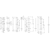 Lappenschlieblech B9000 fr BKS Hauptschlsser, rechts, 41 x 180 mm, Edelstahl