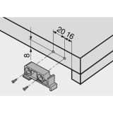 BLUM TANDEM/MOVENTOAufsteckhalter Tablarauszug, KS