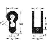 Buntbarteinsatz mit Schl�ssel und Schrauben