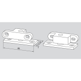 Bodenlager 01.137 fr Feuchtrume, Kunststoff