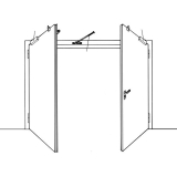Schliefolgeregler DORMA SR 390 fr Stahltren, Stahl verzinkt