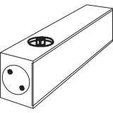 Trschlieer TS 73 V, EN 2-4, o. Gestnge, Flgelb. -1100 mm, silber
