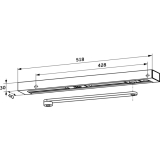 Gleitschiene G-EMF, silber