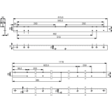 Sturzfutterwinkel DORMA G-SR-BG, silber