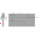 Trschlieer TS97 o. Fest. mit Gleitschiene, silber