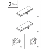 EKU Dmpfung 18-35 Kg Trgewicht-Mitnehmer hoch, 2 flg., Kunststoff grau
