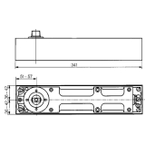 Bodentrschlieer DORMA BTS 80, EN 6 mit Feststellung 75-180