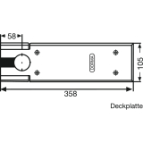 Abdeckplatten TS80, Edelstahl