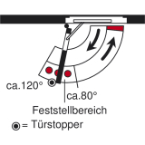 Gleitschiene G 96 EMF K8/K12, links