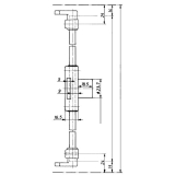 HEKNA OBJEKT UNIVERSAL SYSTEM 24 Drehstangenschloss Dornma� 38 mm