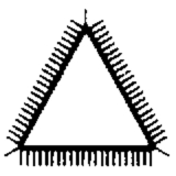 BLU-DAN Dreikantfeile bastard 300 mm