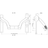 Stangengriff ECO EPN 900 IV Edelstahl PZ UG