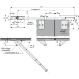 Schliefolgeregler SR Basis-1 fr Flgelbreiten bis 1600 mm, Stahl verzinkt