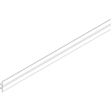 EKU COMBINO 20/35 H Clip-Blende Lnge 2500, Aluminium eloxiert