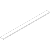 EKU COMBINO 20/35/45/60 H FS - Abdeckprofil, Alu, eloxiert, L - 2500