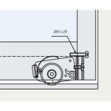EKU DIVIDO 100 Bodenfhrung, 65 x 37 mm