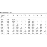 ACCURIDE 2132 Kugelkfigfhrung - Teilauszug, Schienenlnge 450 mm