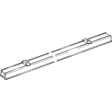 EKU CLIPO Einfach- Laufschiene Alu, Drehriegel, L - 2500