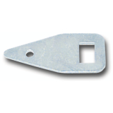 Keile fr Einlegstangen, zum Einschlagen, Stahl verzinkt