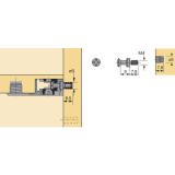 HETTICH VB 18/20/19/21 Einschraubdbel+Messing Spreizmuffe, Spannma 9, Bohr 5
